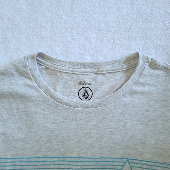 Volcom💎 Heather Grey "Optic"👁 Graphic Tee👕 - NWT - Picture 4 of 14